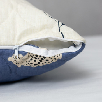 Подушка  детская стеганная 50х70 (см) ЛЕО  (леб пух,поплин) 